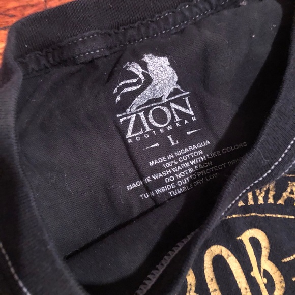 Bob Marley Green Tye Dye Tee - Picture 3 of 4